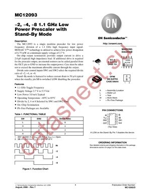 MC12093DR2G datasheet  